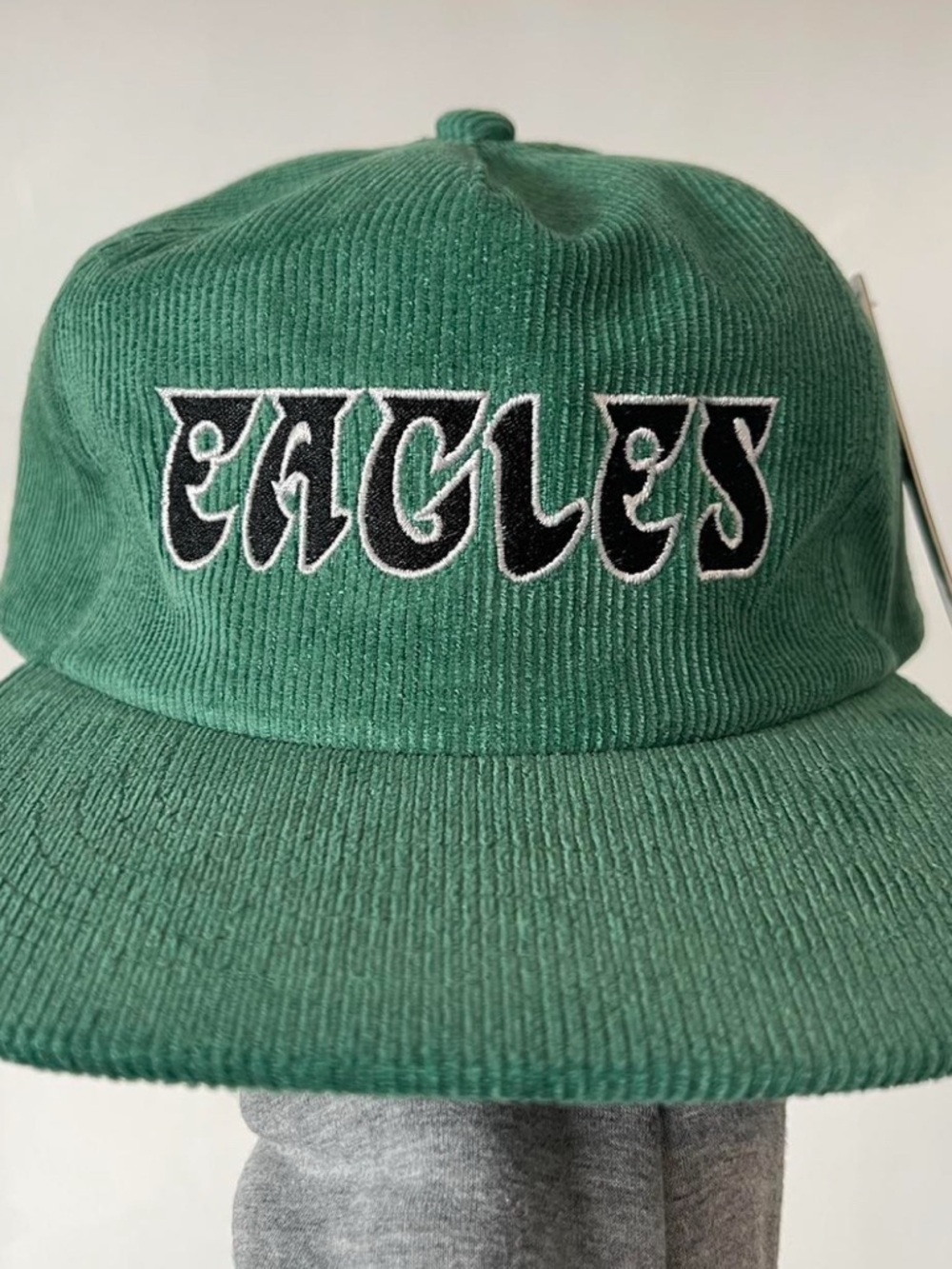New Embroidered Philadelphia Eagles Corduroy Script Snapback